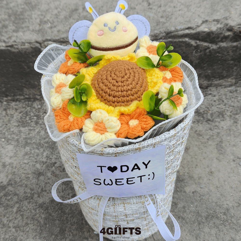 Handmade Crocheted flower Bouquet【9.9$】