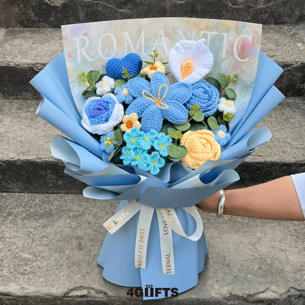 Handmade Crocheted flower Bouquet【39.98$】