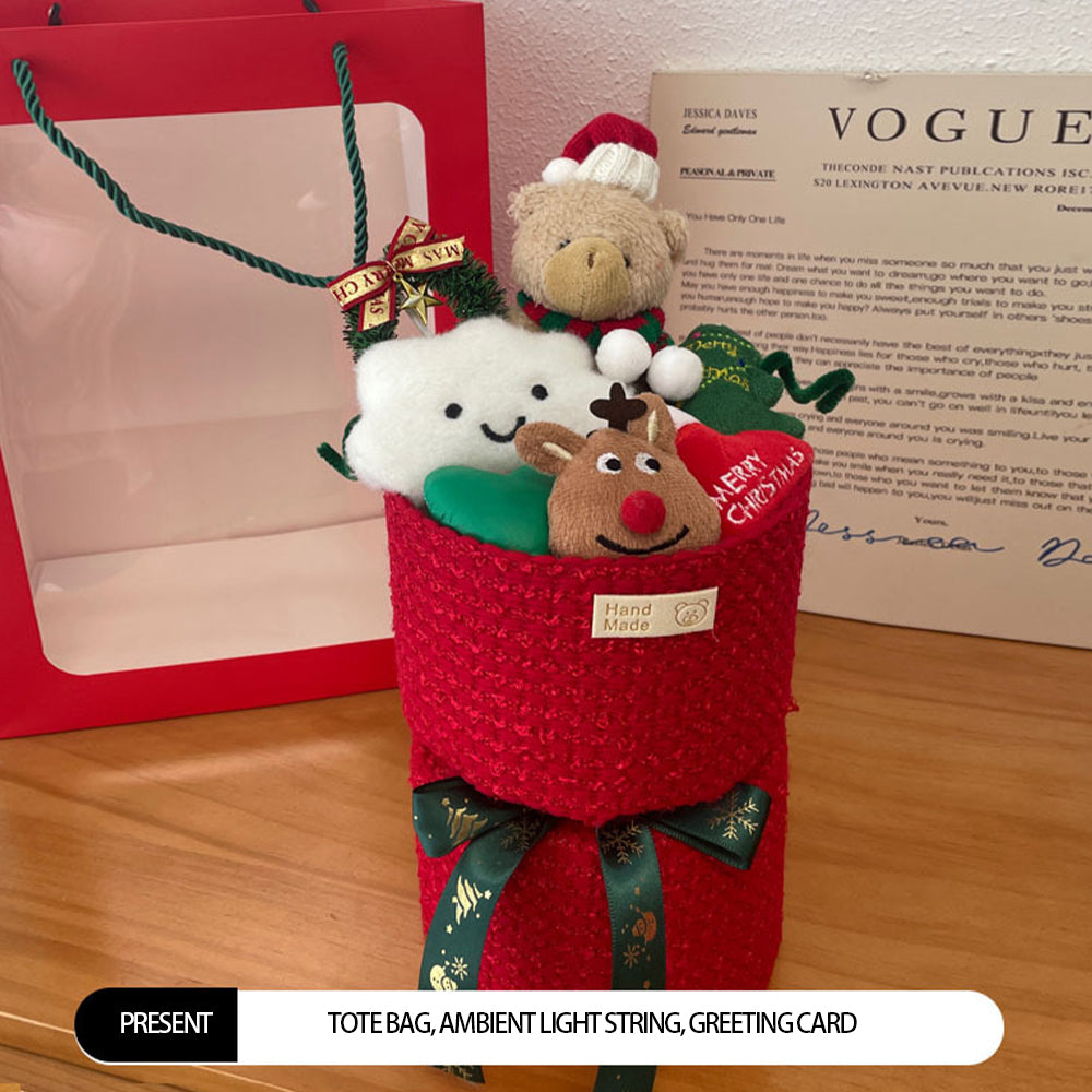 15$【Santa Claus doll】Christmas bouquet