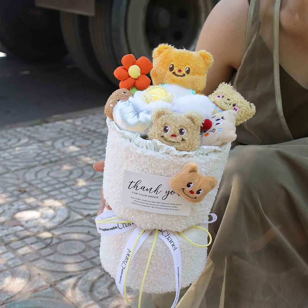 19.9$【Butter bear doll】Christmas bouquet