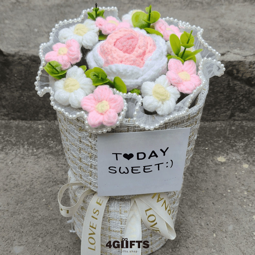 Handmade Crocheted flower Bouquet【9.9$】