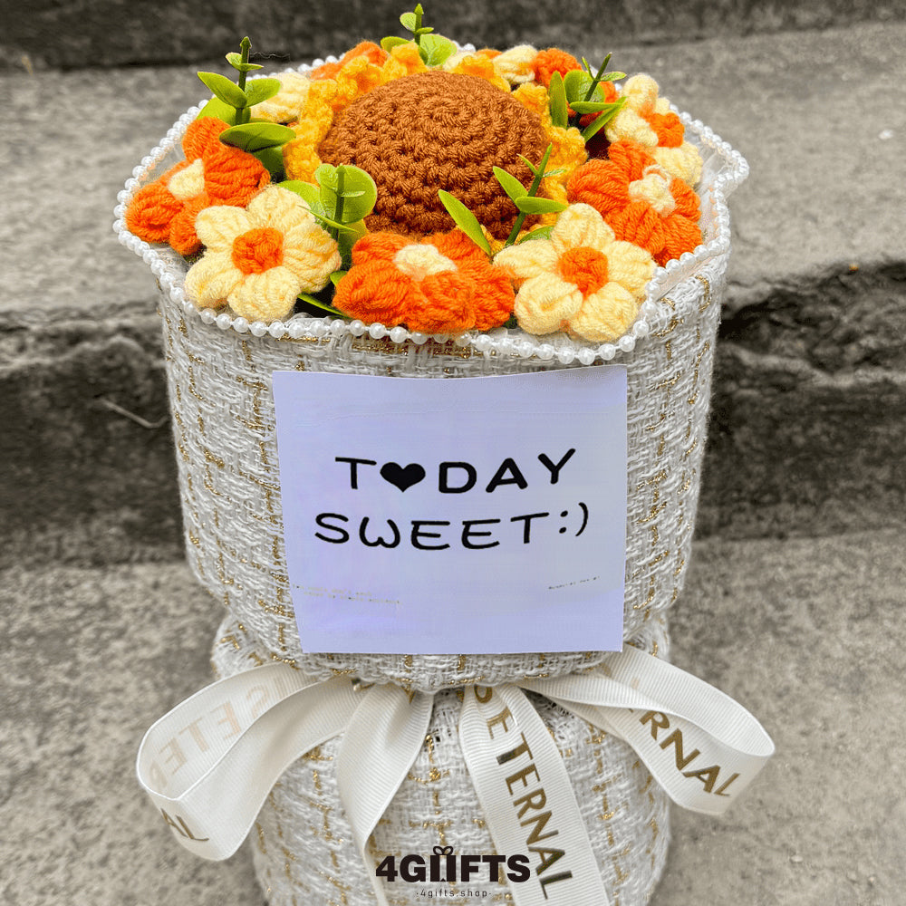 Handmade Crocheted flower Bouquet【9.9$】
