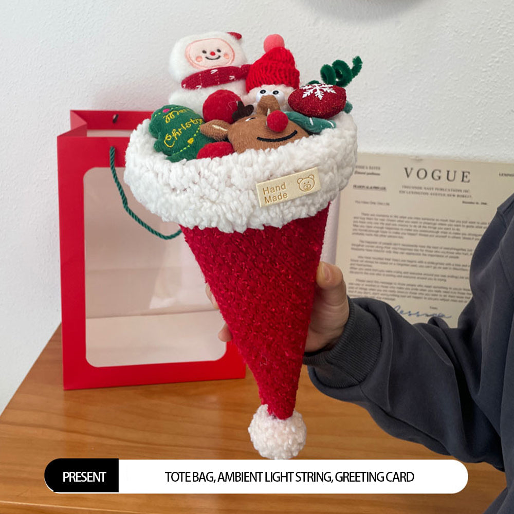 15$【Santa Claus doll】Christmas bouquet