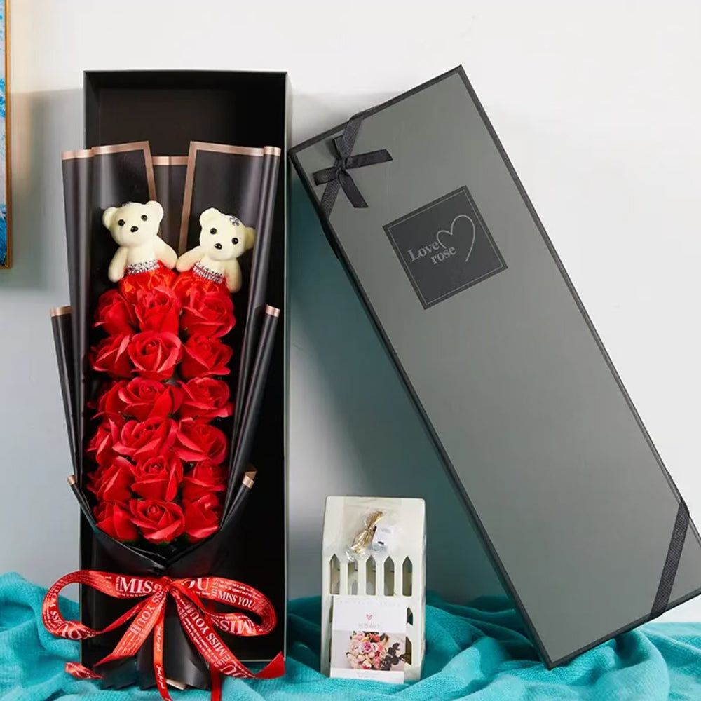 【heart-shaped】Soap Flower Bouquet