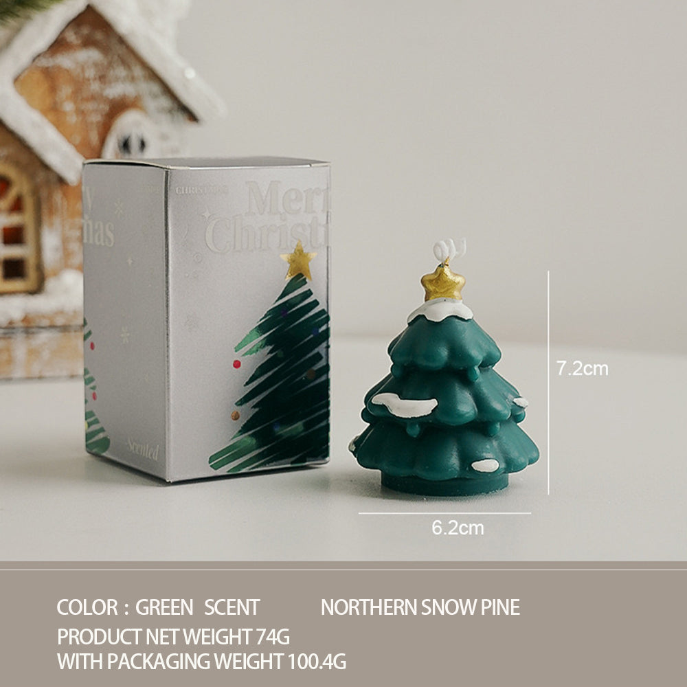 Christmas tree scented candle