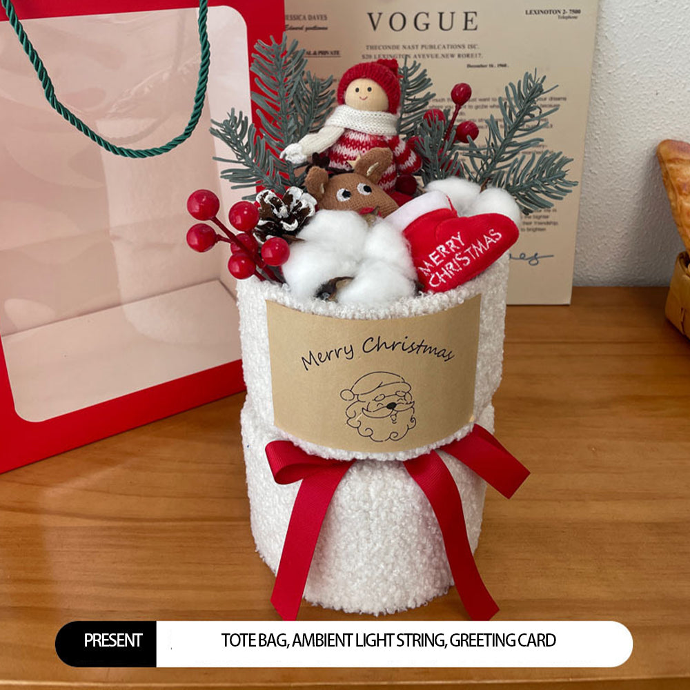 15$【Santa Claus doll】Christmas bouquet
