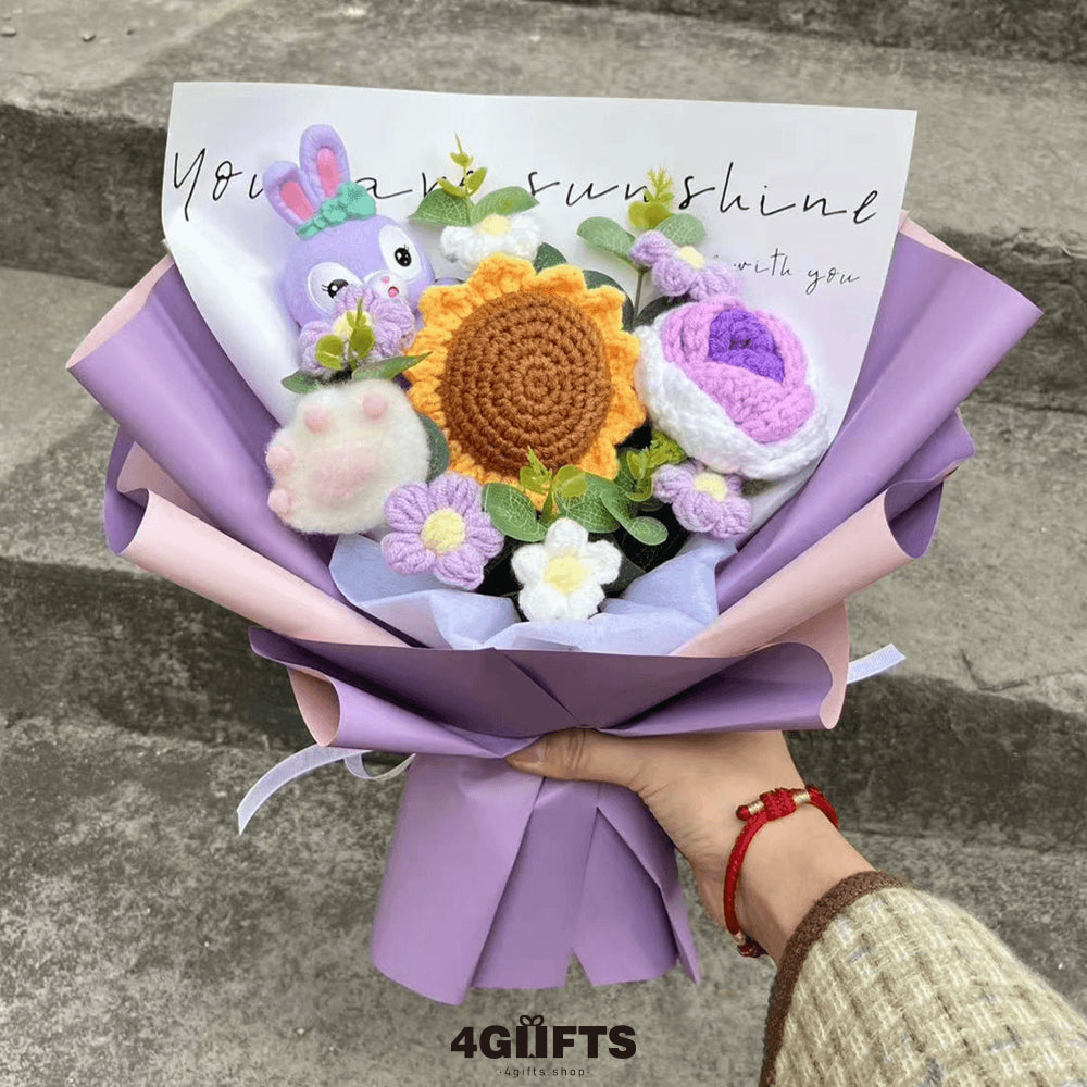 Handmade Crocheted flower Bouquet【9.9$】