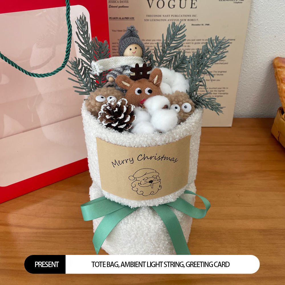 15$【Santa Claus doll】Christmas bouquet