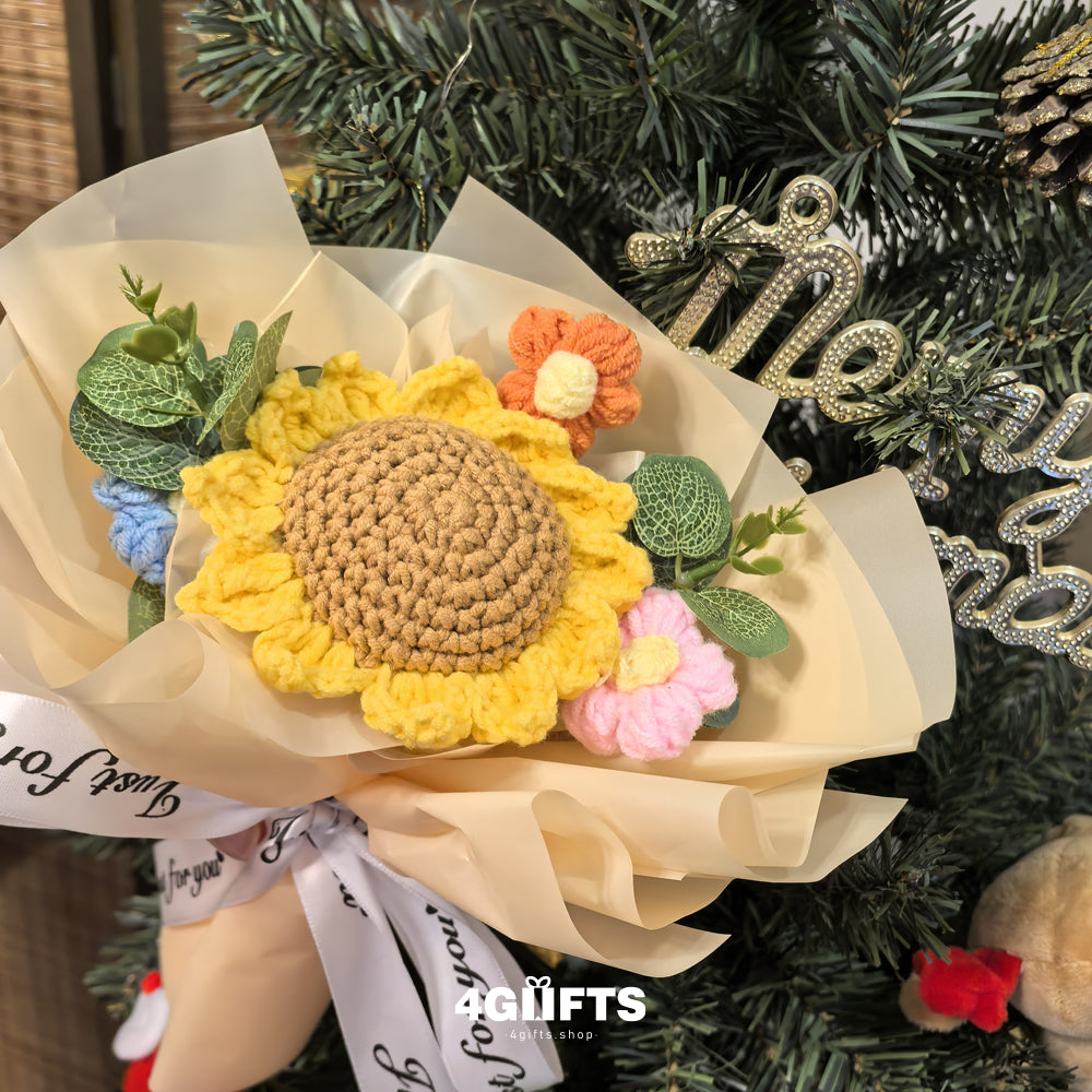 Handmade Crocheted flower Bouquet【4.98$】