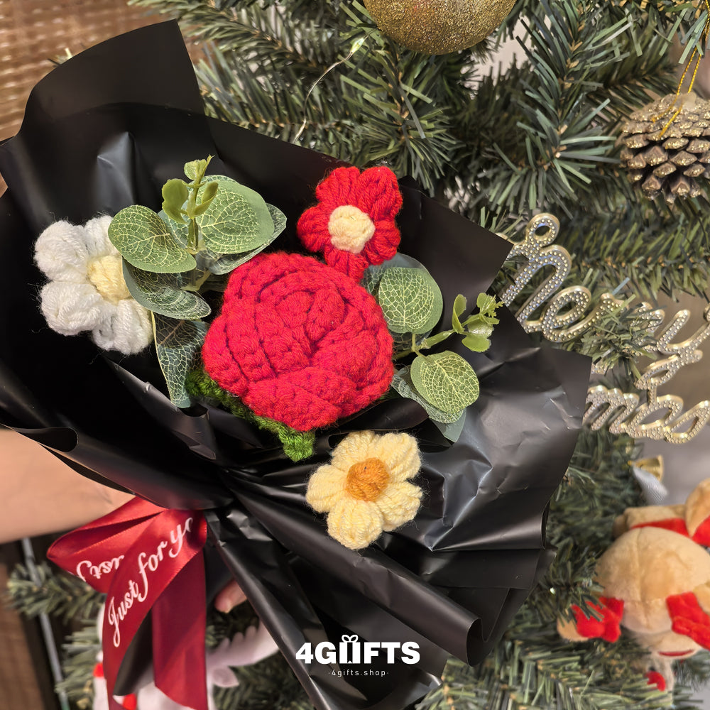 Handmade Crocheted flower Bouquet【4.98$】