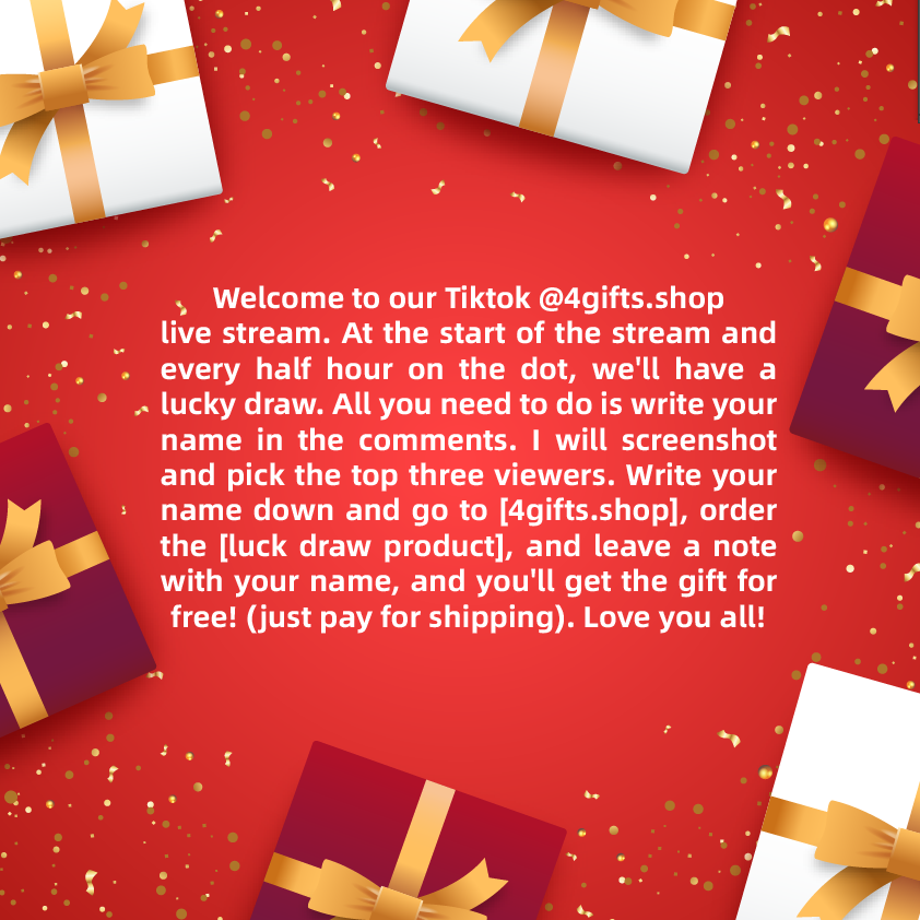 【Luck draw free gift】don't forget to note your name