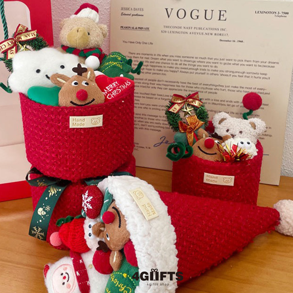 15$【Santa Claus doll】Christmas bouquet