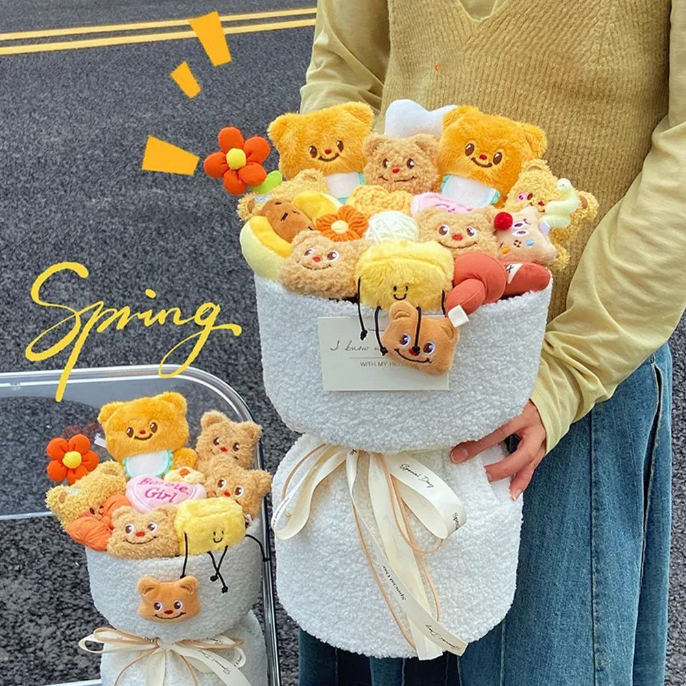 19.9$【Butter bear doll】Christmas bouquet