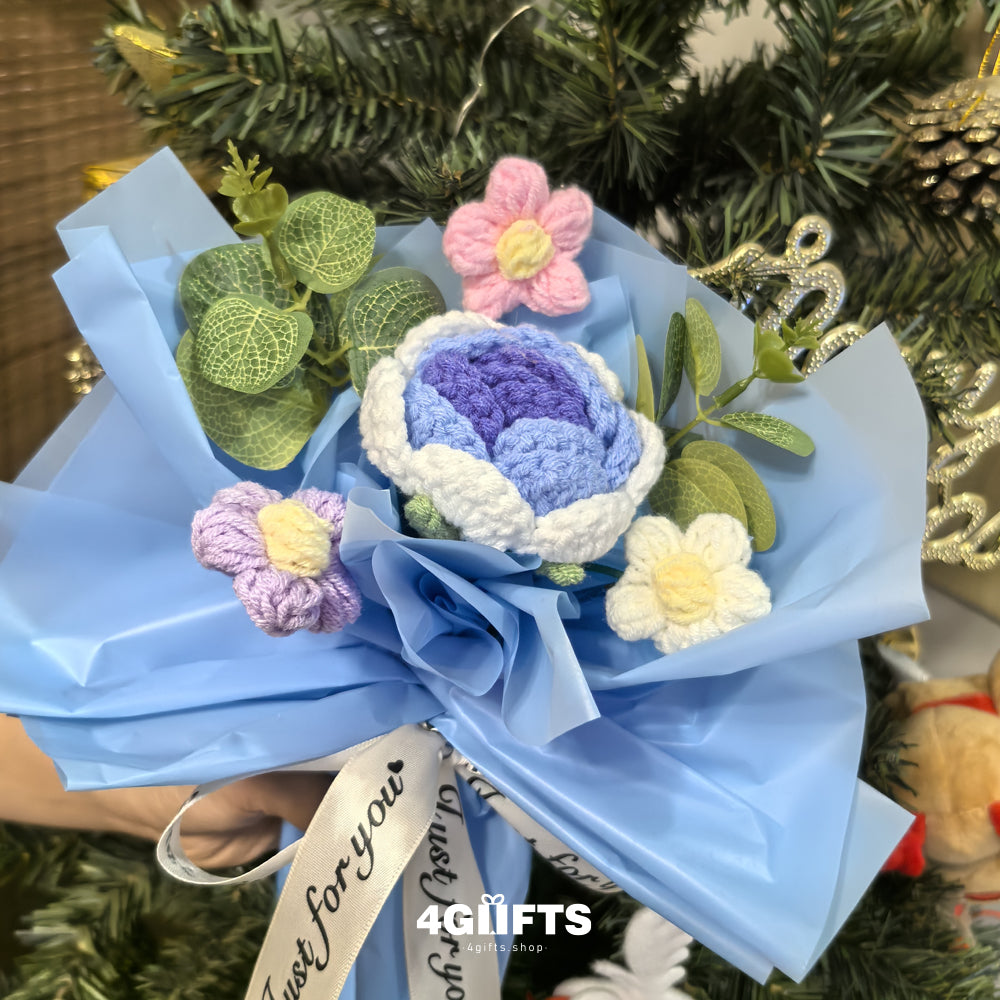 Handmade Crocheted flower Bouquet【4.98$】