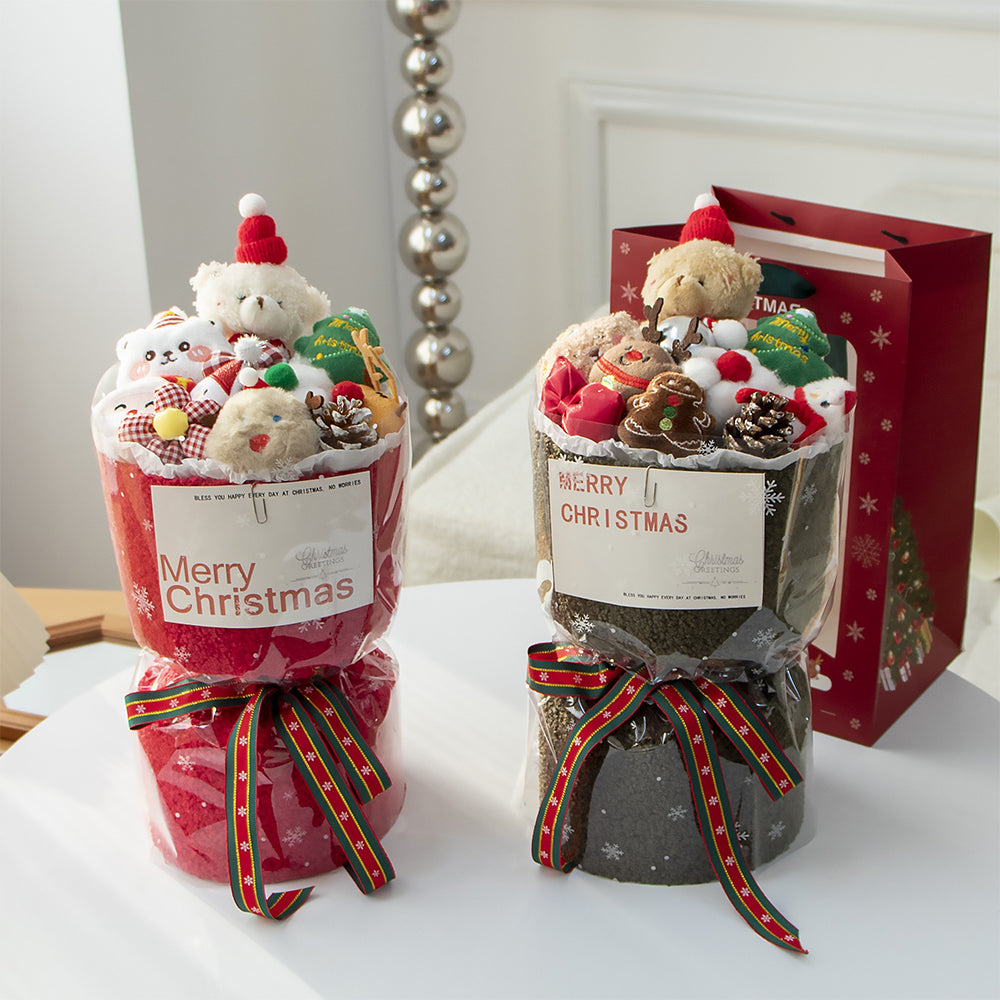19.9$【Santa Bear doll】Christmas bouquet