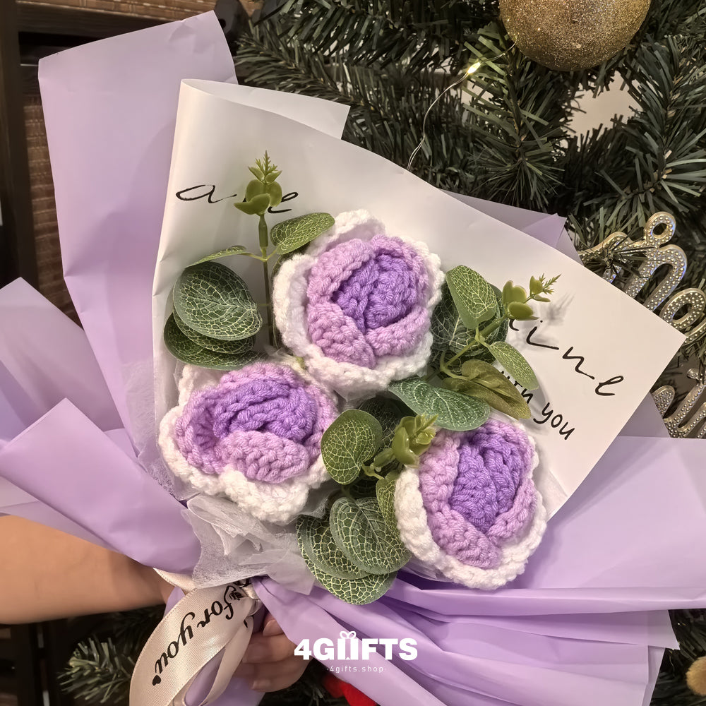 Handmade Crocheted flower Bouquet【4.98$】