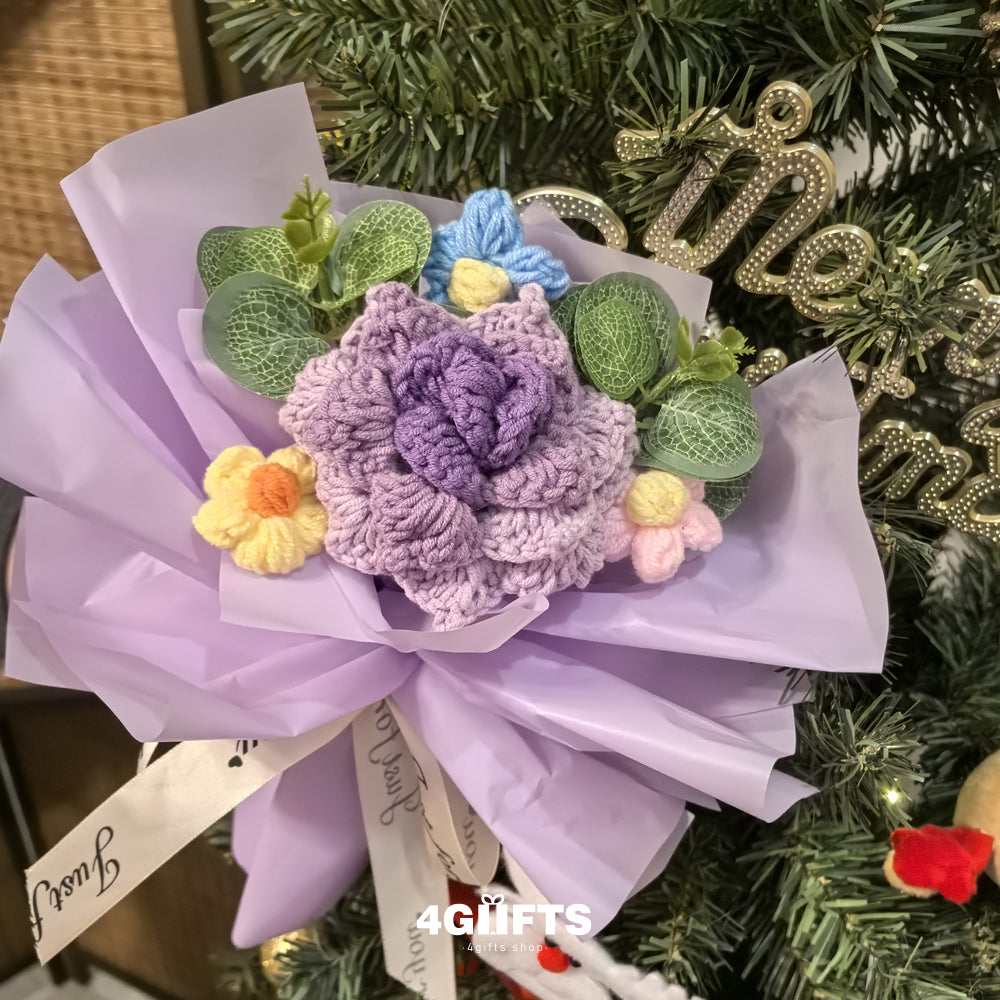 Handmade Crocheted flower Bouquet【4.98$】