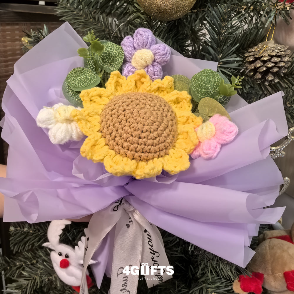 Handmade Crocheted flower Bouquet【4.98$】