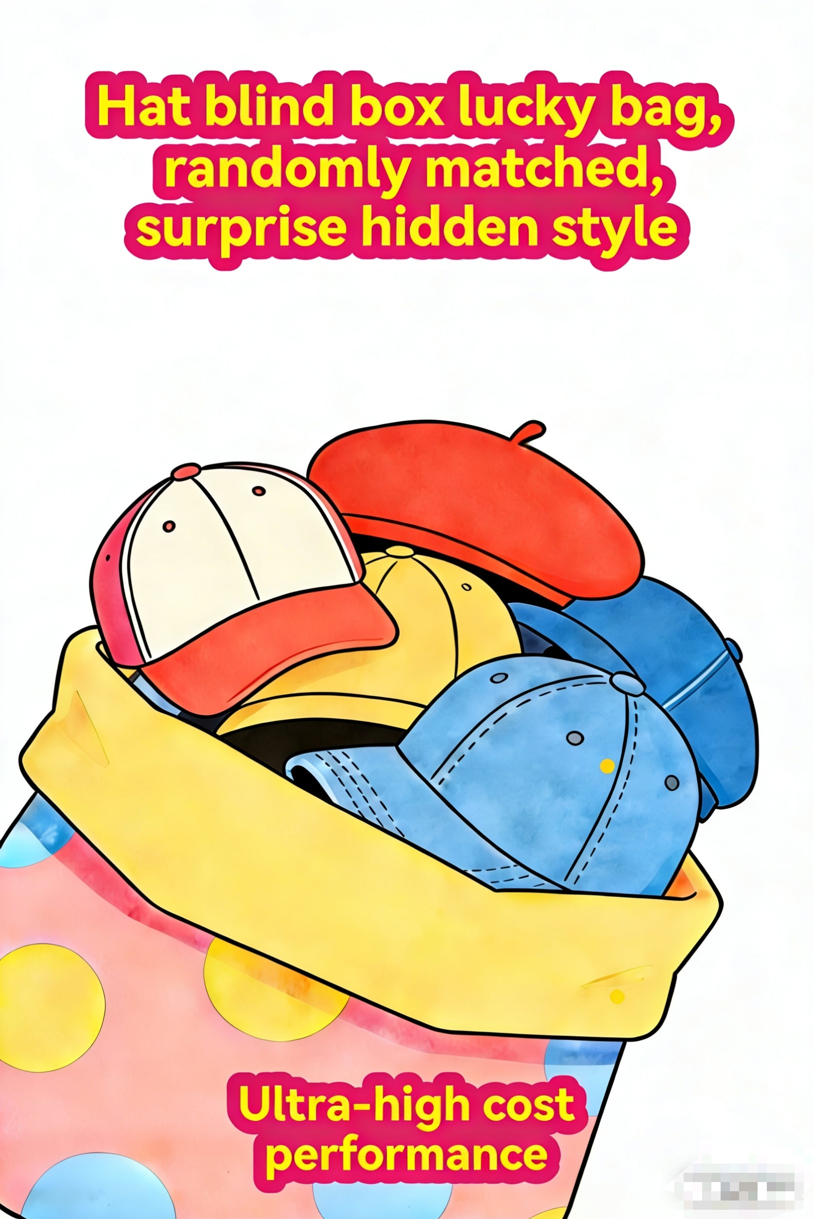 $9.9 hat mystery box Buy one get one free